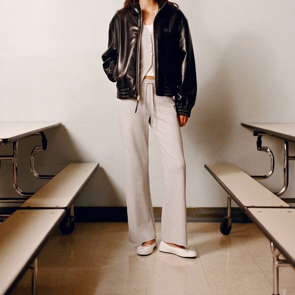 ARITZIA HomeStretch™ Rib Pant Heather Chrome Small - Picture 2 of 14